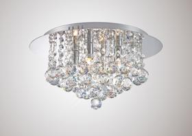 Dahlia Crystal Ceiling Lights Deco Flush Crystal Fittings Dahlia Crystal Ceiling Lights Deco Flush Crystal Fittings
